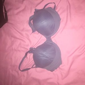 38 B Blue Bra. Worn twice and packed in suitcase.